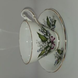 Bone China Tea Cup Regency Floral England Lily Of The Valley